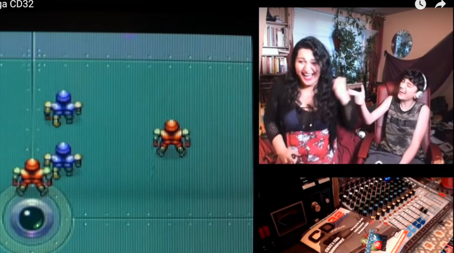 Maddi and cousin playing speedball 2