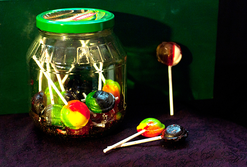 Lollipop photoshoot.