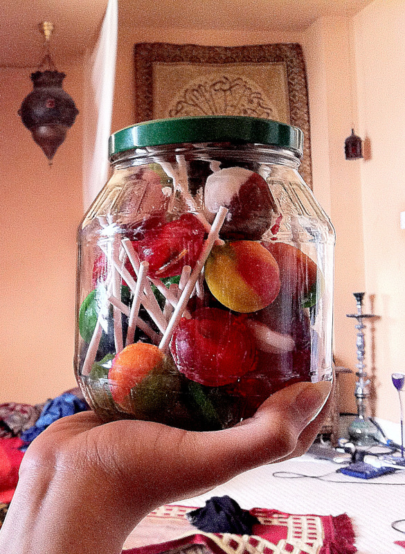 Dobsons Lollipops in jar