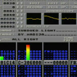 Screenshot of protracker on the Amiga playing Maddi's track Subdued Light